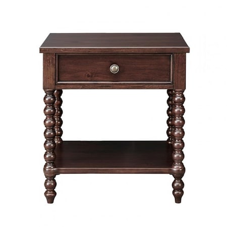 Madison Park Signature Madison Park Beckett Nightstand - Morocco Brown MPS136-0060